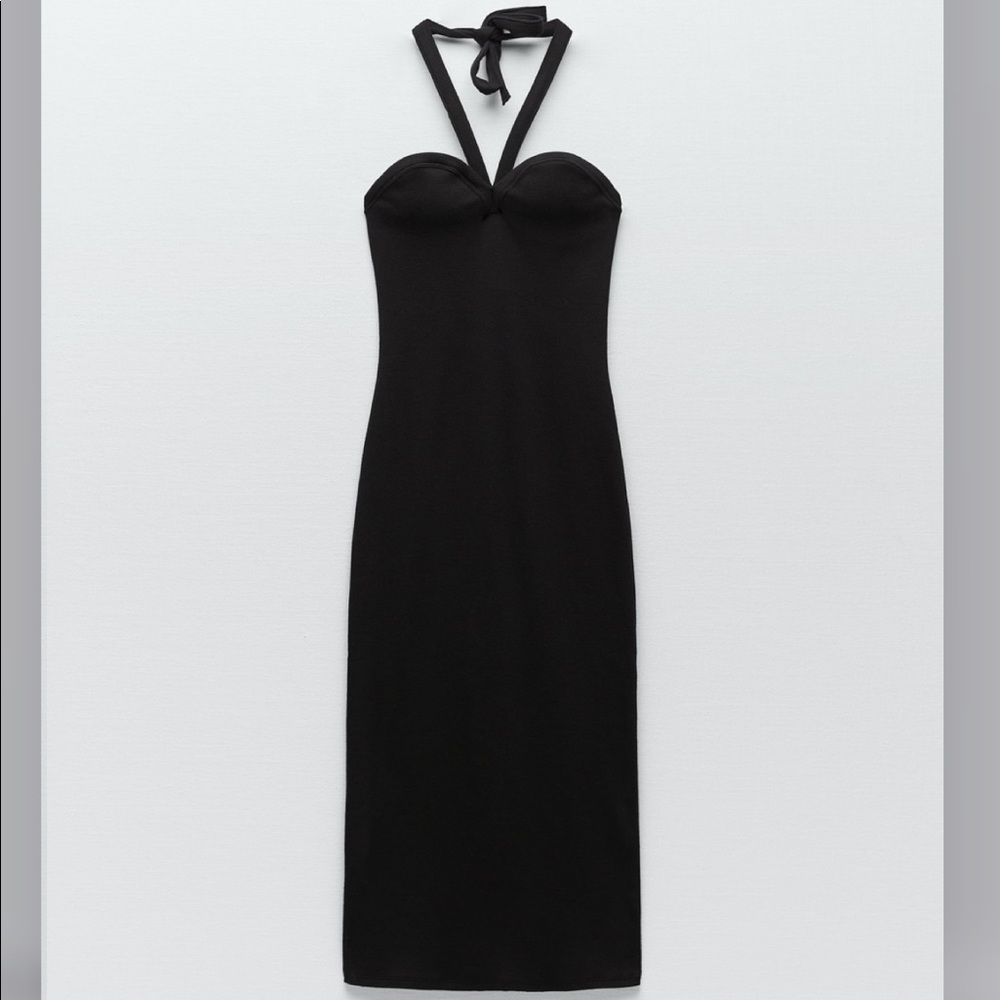 ZARA Sweetheart Neckline Knit Dress  [LAST ONE]